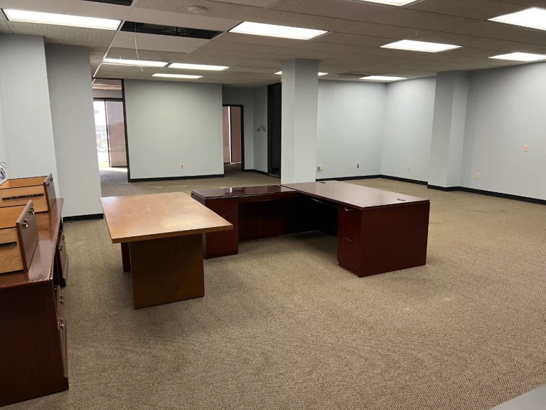 Open office suite with desks